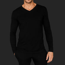Load image into Gallery viewer, LONG SLEEVE HIGH V-NECK
