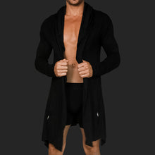 Load image into Gallery viewer, HOODED KIMONO ROBE (unisex)
